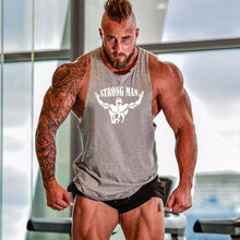 Load image into Gallery viewer, Men Bodybuilding Tank Tops men Gyms Shirt Fitness Tank Top Men Gyms Clothing Cotton Vest hoodies
