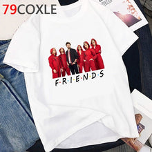 Load image into Gallery viewer, La Casa De Papel T Shirt Men Funny Cartoon Money Heist Tshirt House of Paper Kawaii Anime Bella Ciao Unisex Graphic Tees Male
