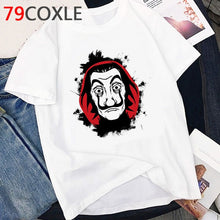 Load image into Gallery viewer, La Casa De Papel T Shirt Men Funny Cartoon Money Heist Tshirt House of Paper Kawaii Anime Bella Ciao Unisex Graphic Tees Male

