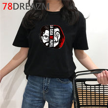 Load image into Gallery viewer, La Casa De Papel T Shirt Men Funny Cartoon Money Heist Tshirt House of Paper Kawaii Anime Bella Ciao Unisex Graphic Tees Male
