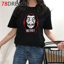 Load image into Gallery viewer, La Casa De Papel T Shirt Men Funny Cartoon Money Heist Tshirt House of Paper Kawaii Anime Bella Ciao Unisex Graphic Tees Male
