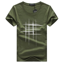Load image into Gallery viewer, New Men Summer T- shirt Brand-Clothing Print T shirt Male Print Slim Fit Short Sleeve Tshirt Yellow White Tshirt For Male
