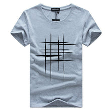 Load image into Gallery viewer, New Men Summer T- shirt Brand-Clothing Print T shirt Male Print Slim Fit Short Sleeve Tshirt Yellow White Tshirt For Male
