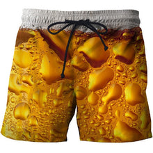Load image into Gallery viewer, 2019 beer 3D Print Summer Beach Shorts Mascuino Streetwear Men Board Vacation Shorts Anime Short Plage Casual Quick Dry New

