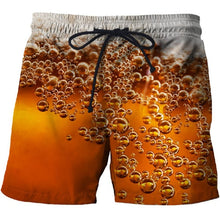 Load image into Gallery viewer, 2019 beer 3D Print Summer Beach Shorts Mascuino Streetwear Men Board Vacation Shorts Anime Short Plage Casual Quick Dry New
