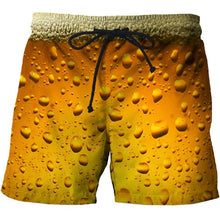 Load image into Gallery viewer, 2019 beer 3D Print Summer Beach Shorts Mascuino Streetwear Men Board Vacation Shorts Anime Short Plage Casual Quick Dry New
