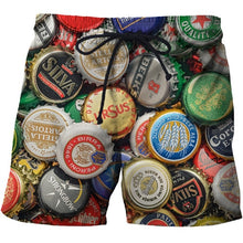 Load image into Gallery viewer, 2019 beer 3D Print Summer Beach Shorts Mascuino Streetwear Men Board Vacation Shorts Anime Short Plage Casual Quick Dry New
